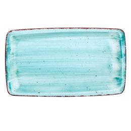 Platou dreptunghiular GURAL colectia TURQUOISE 29x17cm