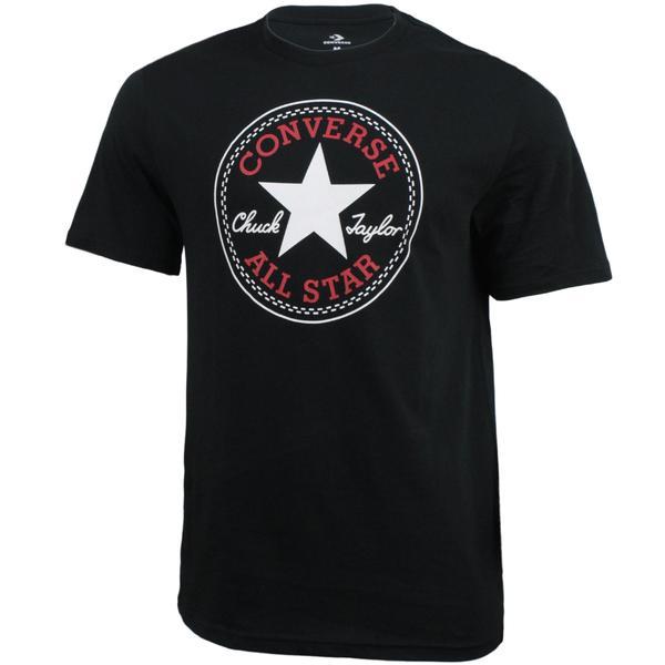 Tricou barbati Converse Chuck Patch Men's T-Shirt 10007887-001, M, Negru