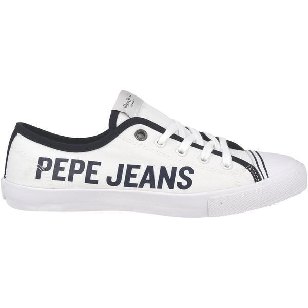 Tenisi femei Pepe Jeans Gery Branding PLS30954-800, 38, Alb