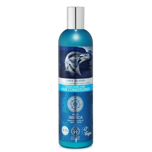 Balsam de Par cu Alge Marine si Verbina Faroe Islands Natura Siberica, 400ml