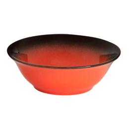 Bol salata GURAL colectia MARMARIS-BLACK/RED 23cm 1340ml