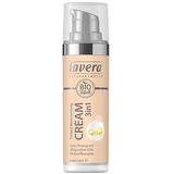 Crema Nuantatoare 3 in 1 cu Coenzima Q10 Ivory Light 01 Lavera, 30ml