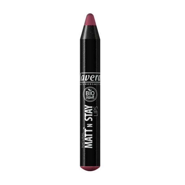 Ruj Bio Matt'n Stay Lips Berry 06 Lavera, 3g