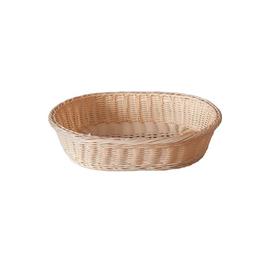 Cos oval RAKI pezentare si expunere patiserie,cofetarie 48x35xH10cm rezistent la apa se poate spala in masina de spalat vase culoare natural