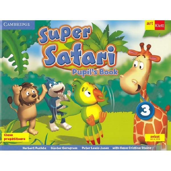 Super Safari 3. Pupil&#039;s book + CD. Limba engleza - Clasa pregatitoare - Herbert Puchta, editura Grupul Editorial Art