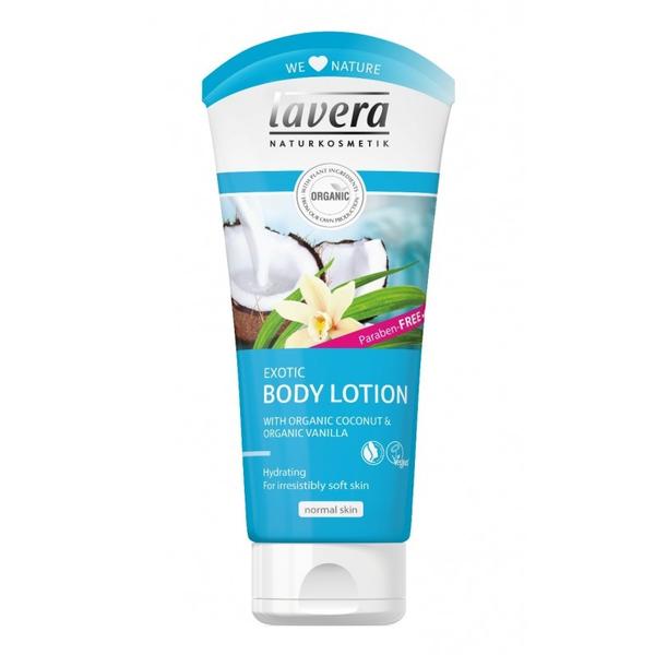 Lotiune de Corp Exotica cu Vanilie si Nuca de Cocos Lavera, 200ml