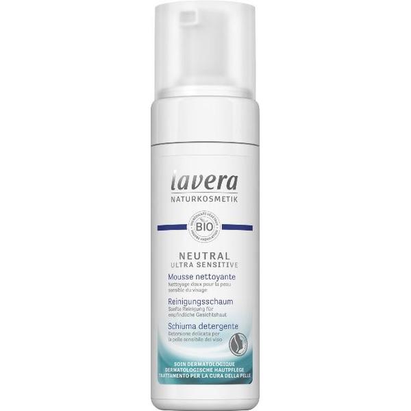 Spuma de Curatare pentru Ten Sensibil, Alergic si Intolerant Neutral Lavera, 150 ml