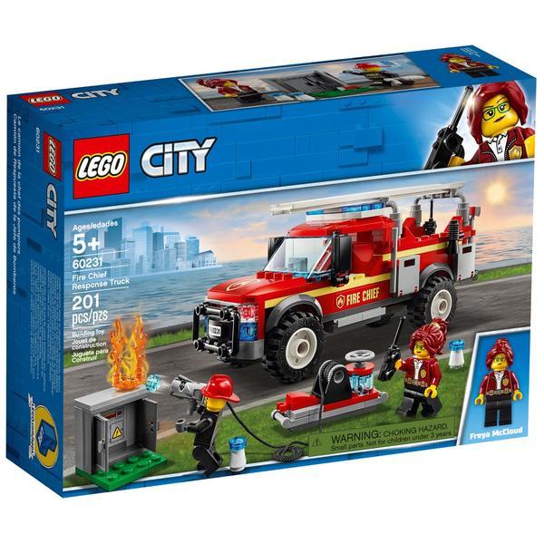 LEGO City - Camionul de interventie al comandantului pompierilor