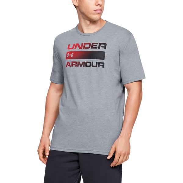 Tricou barbati Under Armour Issue Wordmark 1329582-036, L, Gri