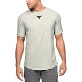 Tricou barbati Under Armour Project Rock CC SS 1351524-110, XL, Crem