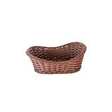 Cos servire paine ,fructe, legume oval  RAKI 29x20x7cm rezistent la apa  culoare cafea