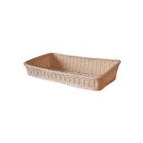 Cos rectangular patiserie,brutarie RAKI 58x31xН10cm rezistent la apa se poate spala in masina de spalat vase culoare natural