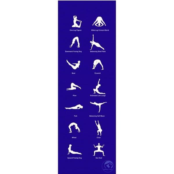 Saltea Yoga, Albastra, 180 x 60 x 0.5 cm