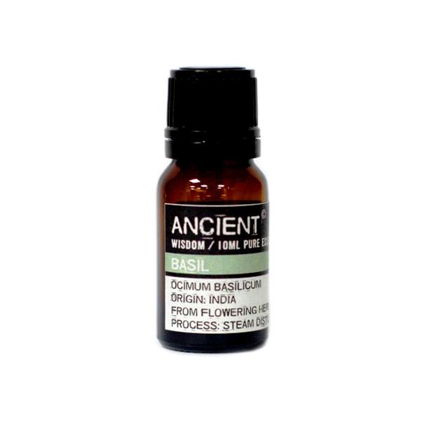 Ulei Esential de Busuioc (Ocimum Basilicum) Ancient Wisdom, 10ml