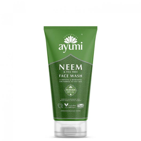 Gel de Curatare Faciala cu Neem & Tea Tree Ayumi, 150ml