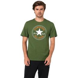 Tricou barbati Converse cu imprimeu logo Chuck Taylor 10007887-323, XL, Verde