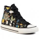 Tenisi copii Converse CTAS Camp Hi Black/Bold 667527C, 33, Negru