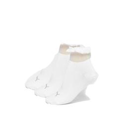 Sosete femei Puma Selena Gomez Ruffle Short Socks 90742202, 39-42, Alb