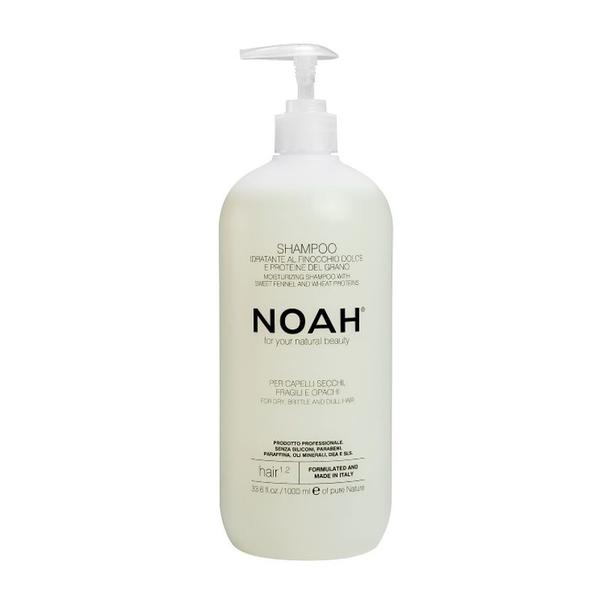 Sampon Natural Hidratant cu Fenicul pentru Par Uscat, Fragil si Lipsit de Stralucire 1.2 Noah, 1000ml