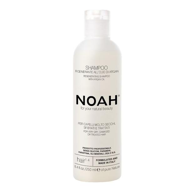 Sampon Natural Regenerant cu Ulei de Argan pentru Par Foarte Uscat si Tratat 1.4 Noah, 250ml