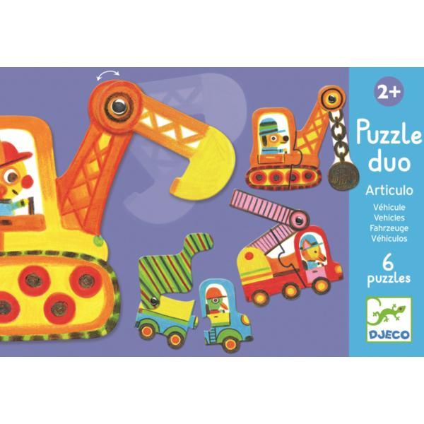 Puzzle duo mobil vehicule