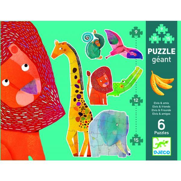 Puzzle gigant animale jungla