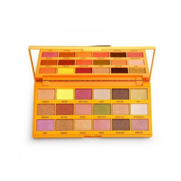 Paleta fard pleoape - Makeup Revolution London I Heart Revolution Chocolate Eyeshadow Palette Honey 18g