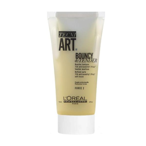 Gel - Crema pentru Definire Bucle - L&#039;Oreal Professionnel Tecni Art Bouncy &amp; Tender Duo Cream + Gel 150 ml