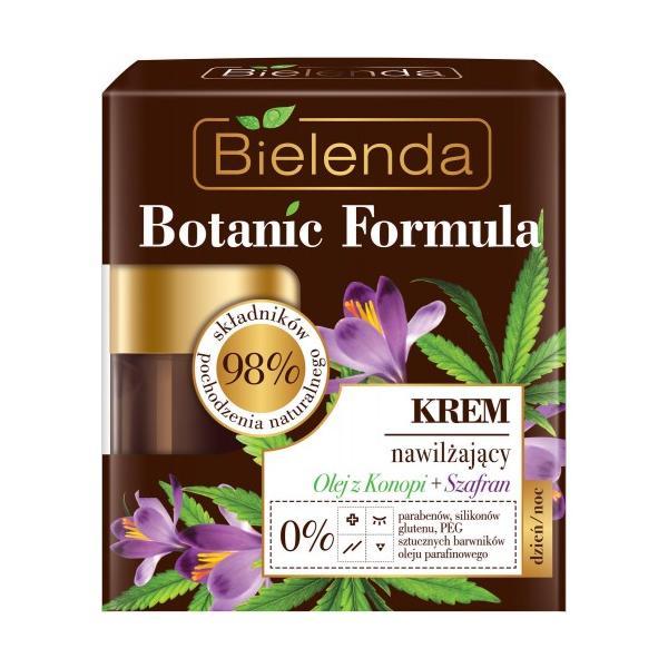 Crema Hidratanta Cu Ulei De Canepa Si Sofran Zi/noapte Bielenda Botanic Formula 50ml