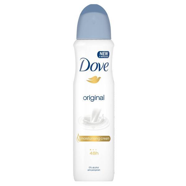 Deodorant antiperspirant spray, Dove, Original, 150 ml