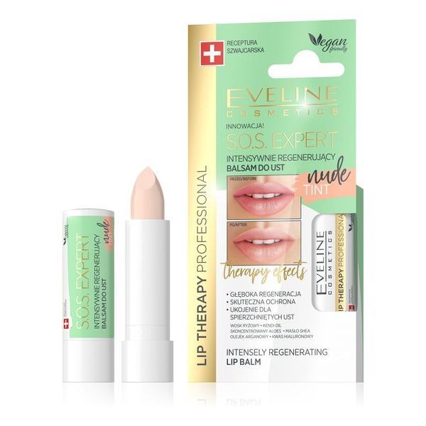 Balsam de buze &ndash; Eveline Cosmetics Sos Expert Nude 10g