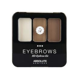 Kit pentru sprancene nuanta Brunette HD Absolute New York, 4g