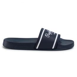 Slapi barbati Pepe Jeans Slider Basic PMS70079-595, 43, Albastru