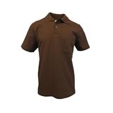 Tricou polo barbat, maro, Saturn 3XL