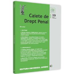 Caiete de drept penal Nr.1/2020, editura Universul Juridic