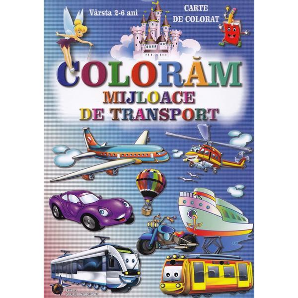 Coloram mijloace de transport, editura Steaua Nordului