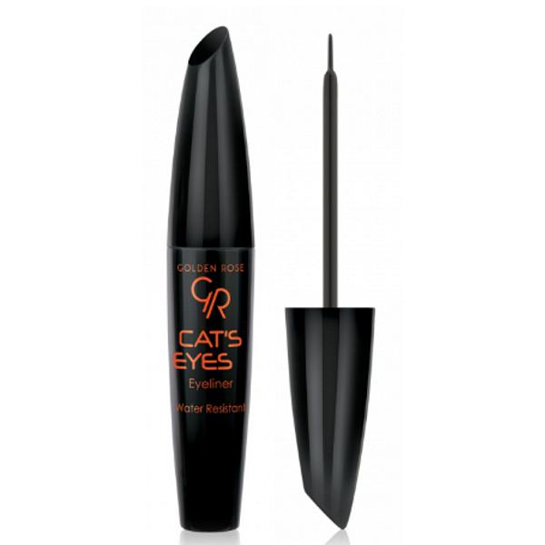 Tus de Pleoape Cat's Eyes Liner Golden Rose, negru mat