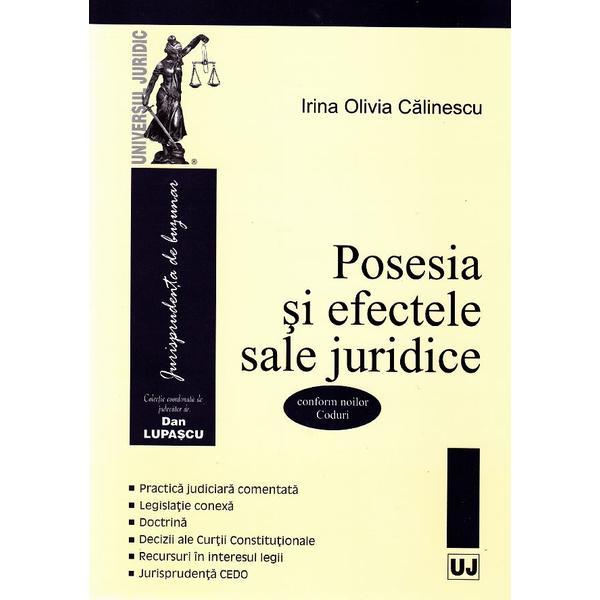 Posesia si efectele sale juridice - Irina Olivia Calinescu, editura Universul Juridic