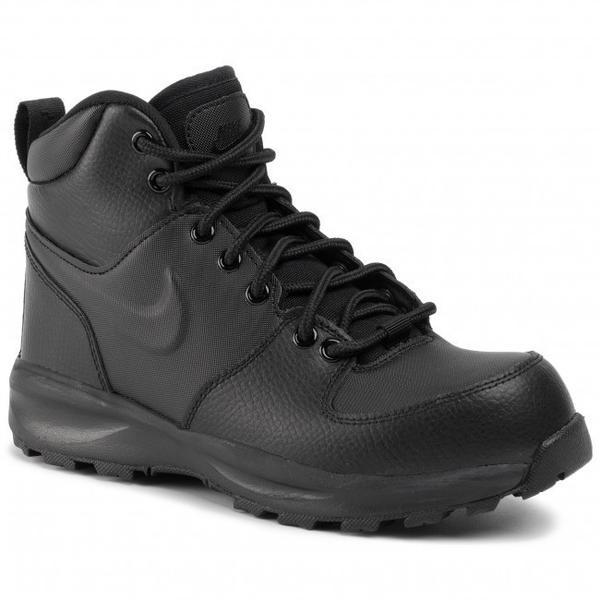 Ghete copii Nike Manoa Ltr (Gs) BQ5372-001, 38.5, Negru