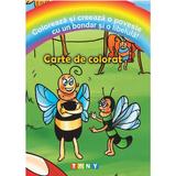 Coloreaza si creeaza o poveste cu un bondar si o libelula! Carte de colorat, editura Ars Libri