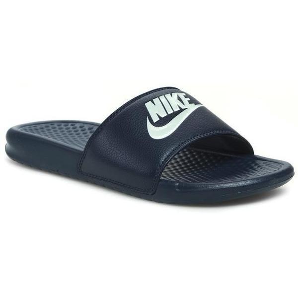 Slapi barbati Nike Benassi Just Do It 343880-403, 40, Albastru