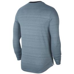 Bluza barbati Nike Dri-FIT Miler Long-Sleeve Running Top CU5989-031, S, Gri