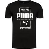 Tricou barbati Puma Box TEE 58450501, L, Negru