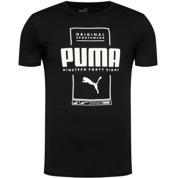 Tricou barbati Puma Box TEE 58450501, M, Negru