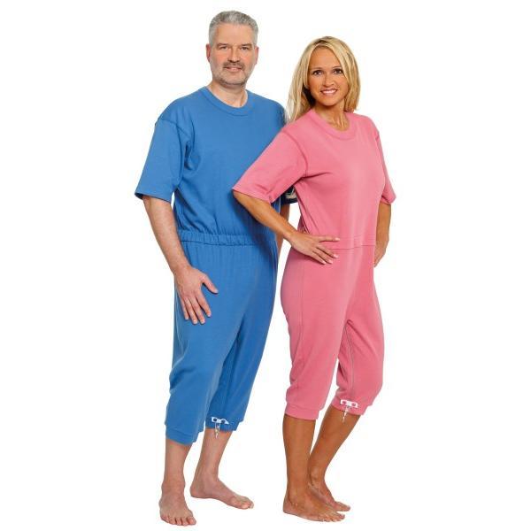 Pijama cu maneca scurta Suprima Roz-pudrat Mar M