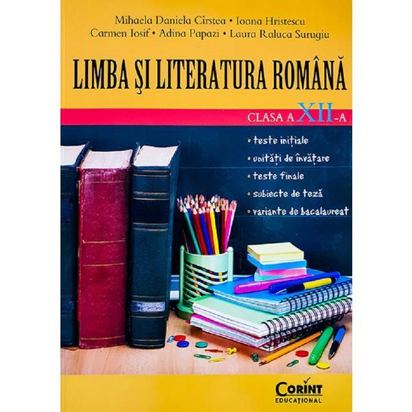 Limba si literatura romana cls 12 - mihaela daniela cirstea