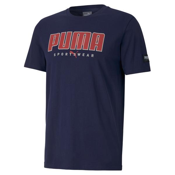 Tricou barbati Puma Athletics Tee 58345006, M, Albastru