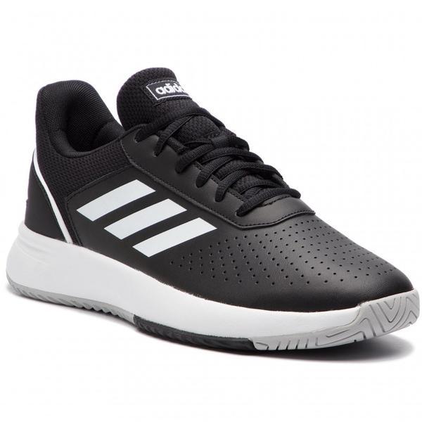 Pantofi sport barbati adidas Courtsmash F36717, 46, Negru