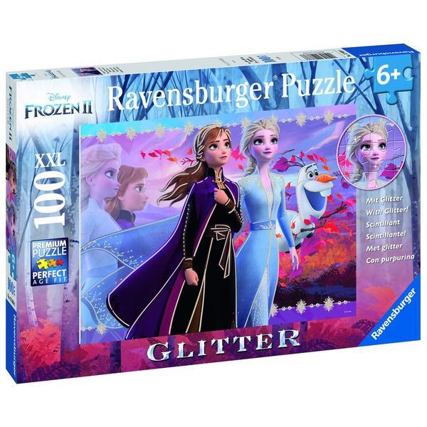 Puzzle frozen Elsa si Ana 100 piese Ravensburger