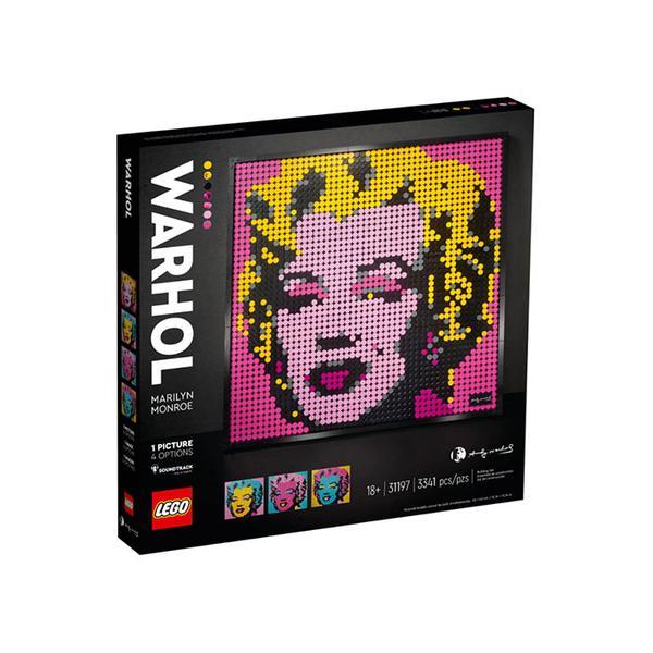 Andy Warhol&#039;s Marilyn Monroe Lego Art